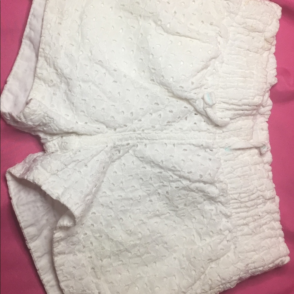 White Cat and Jack lace shorts